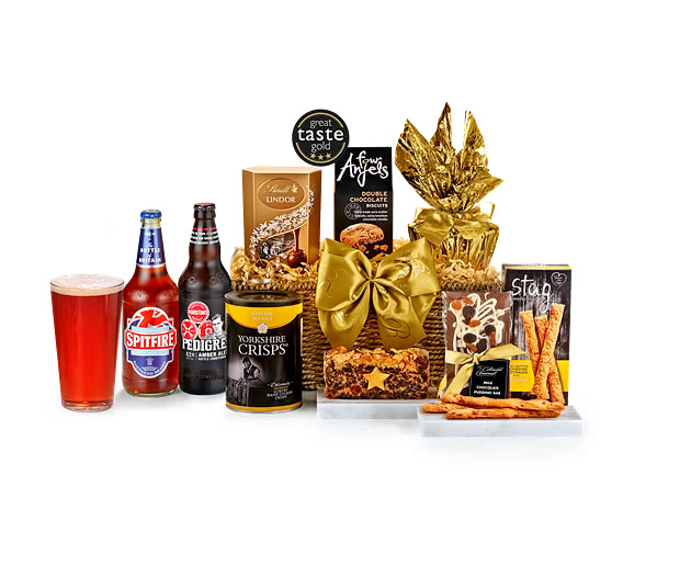 Valentine's Day Chedworth Hamper With Real Ale